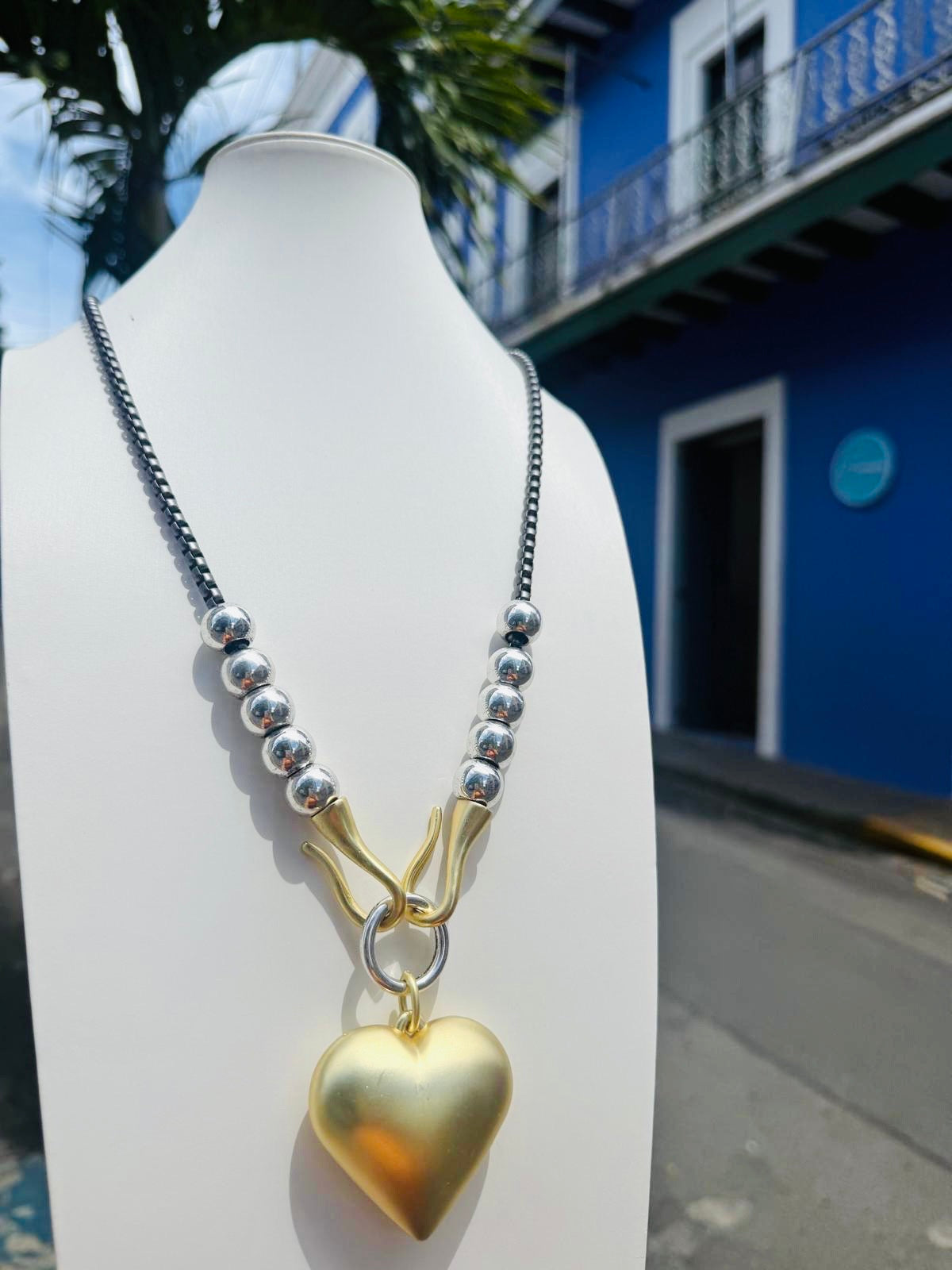 Zamak Heart Necklace