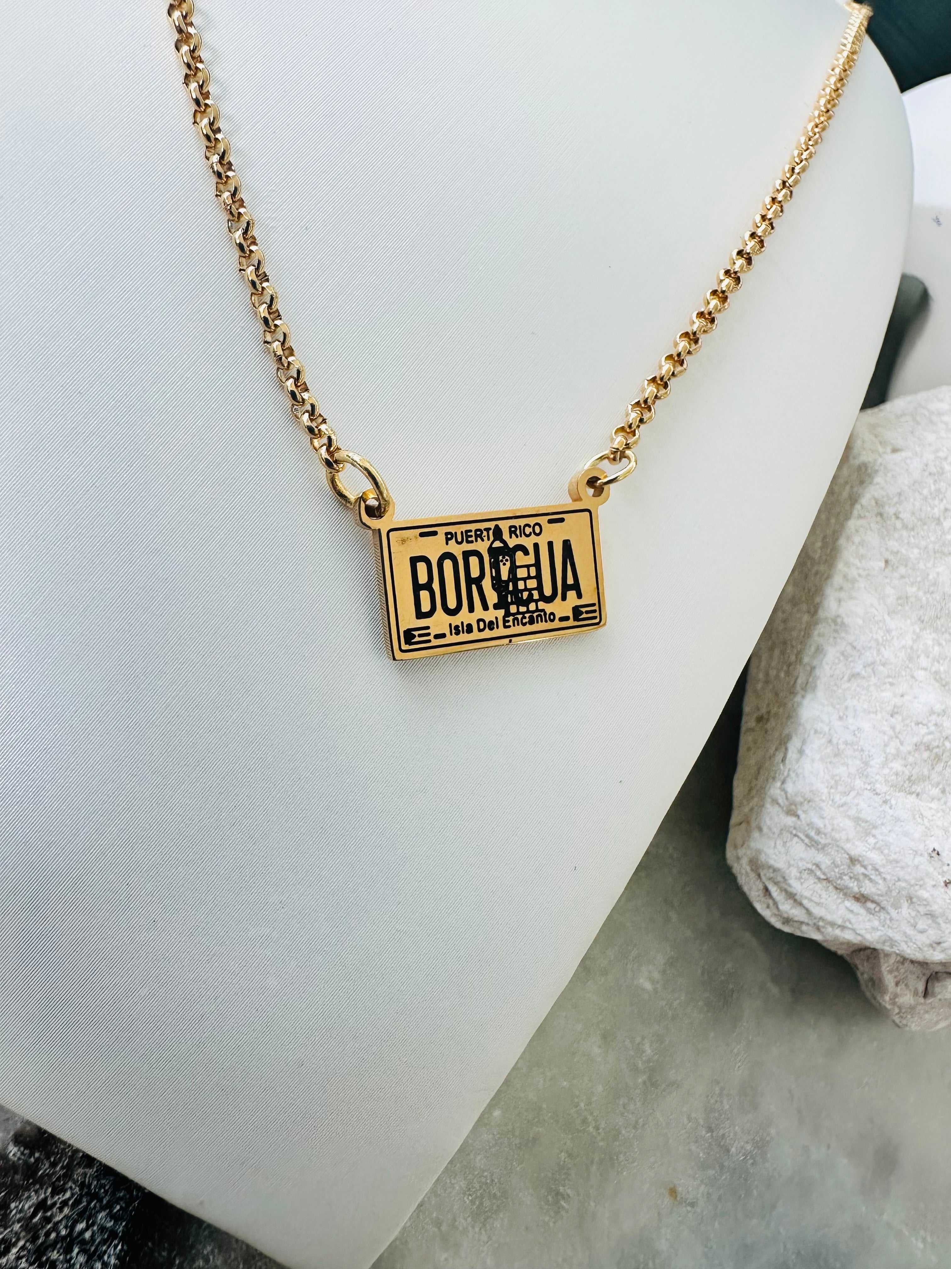 Tablilla Boricua Necklace