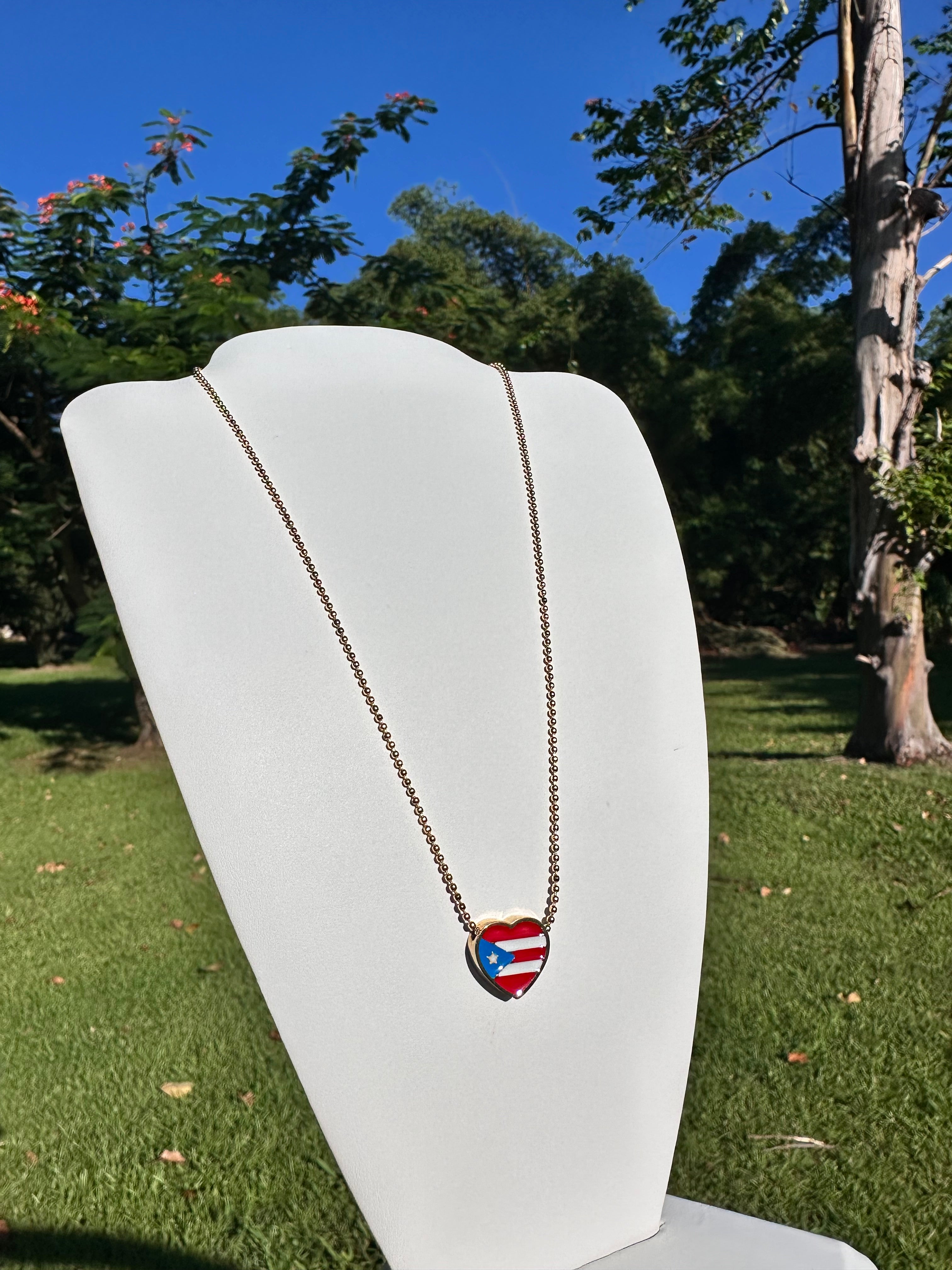 Flag in heart