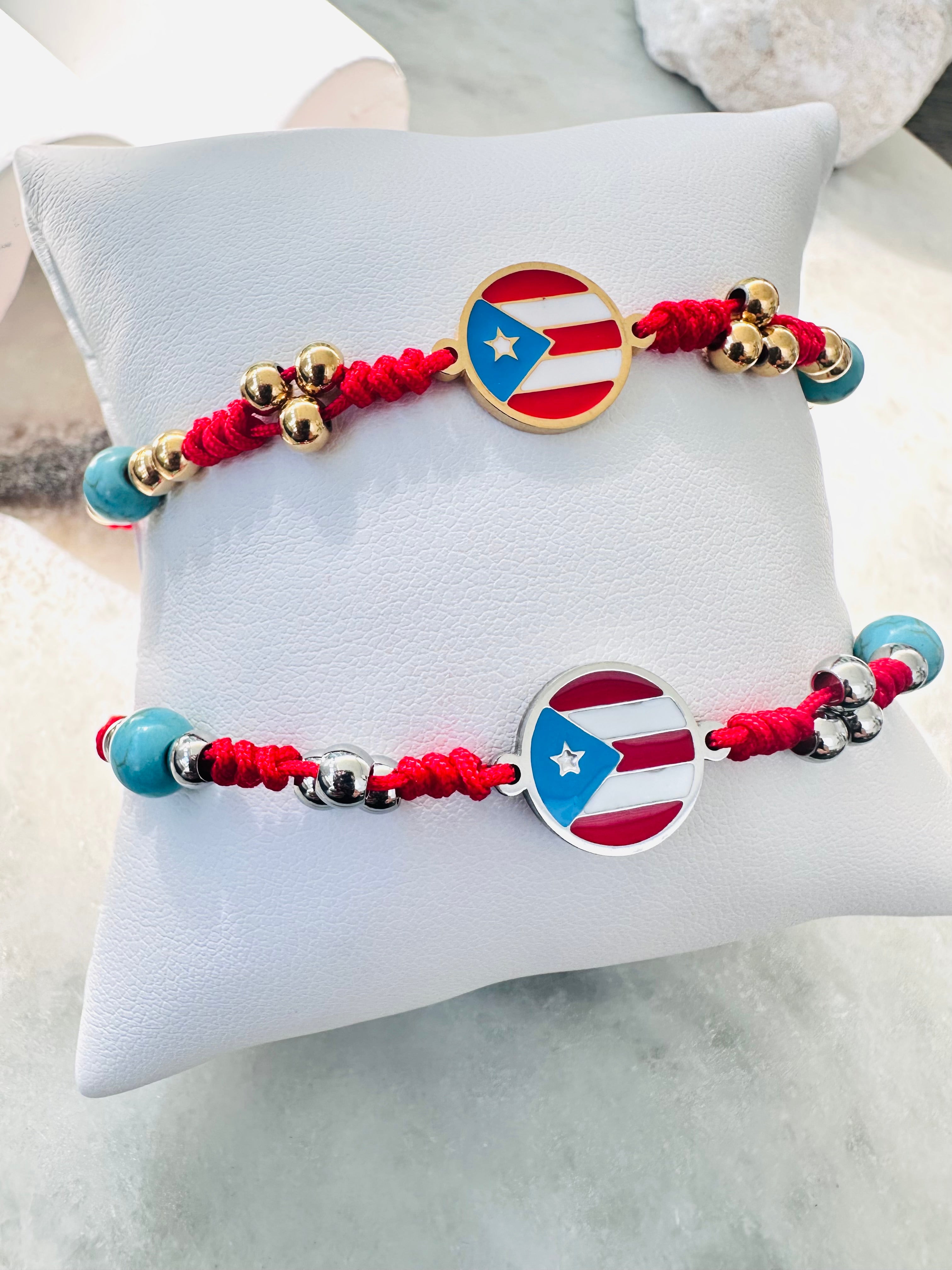 Boricua Flag Bracelet