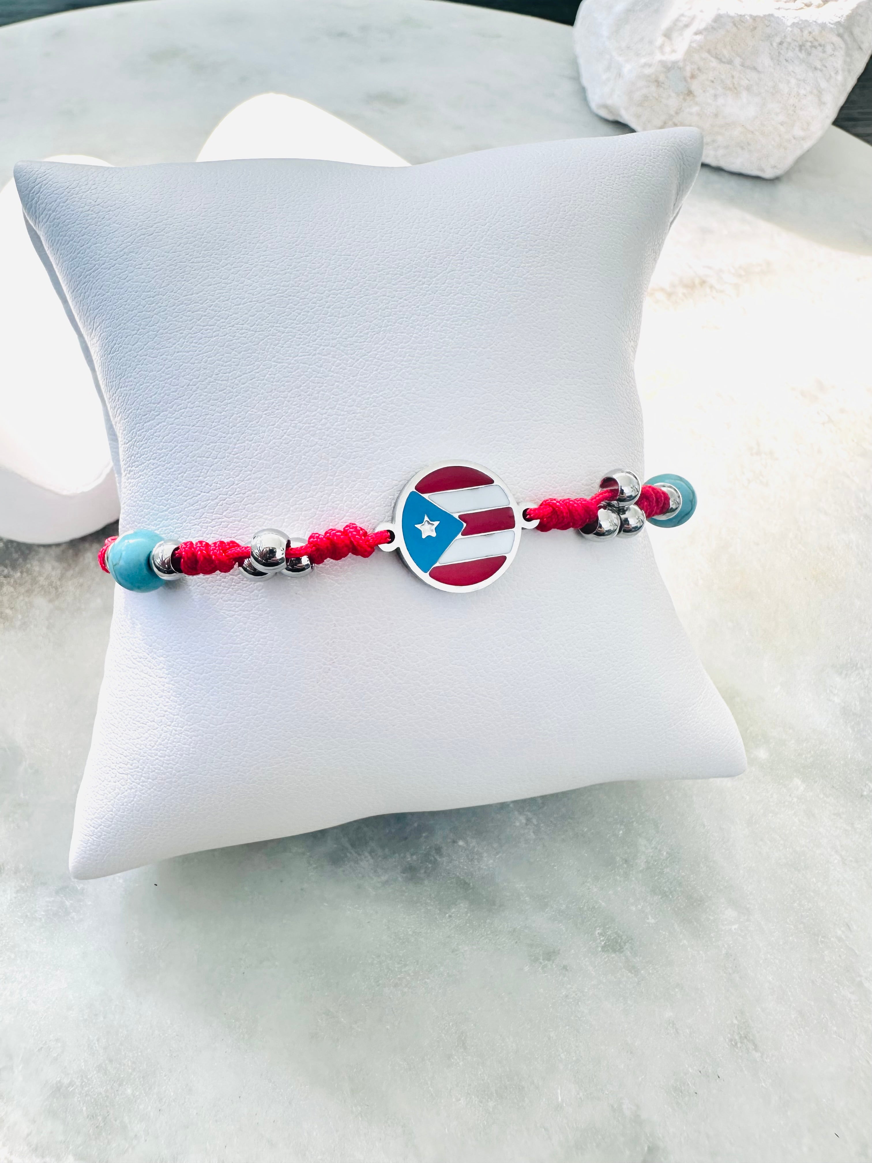 Boricua Flag Bracelet