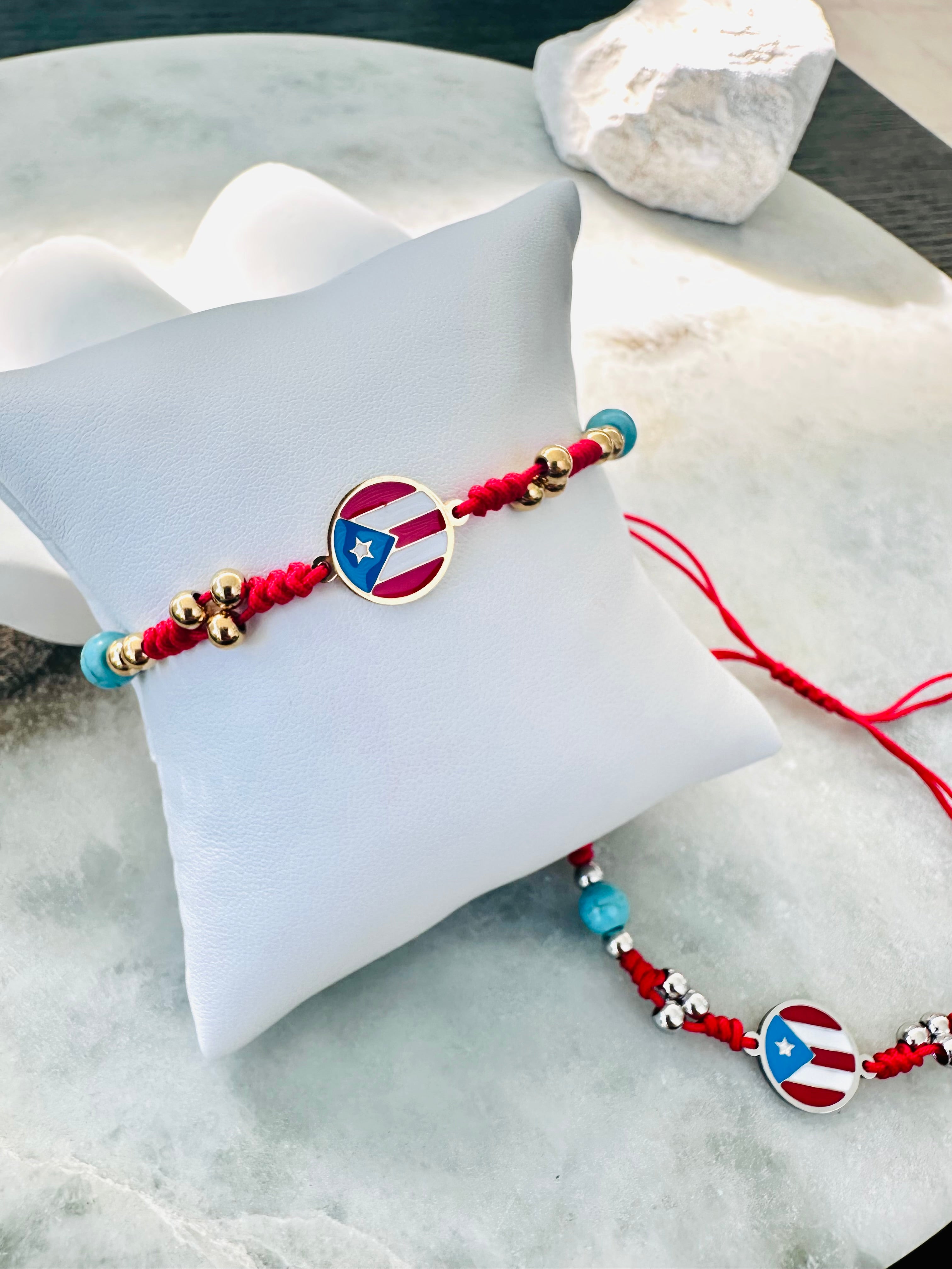 Boricua Flag Bracelet