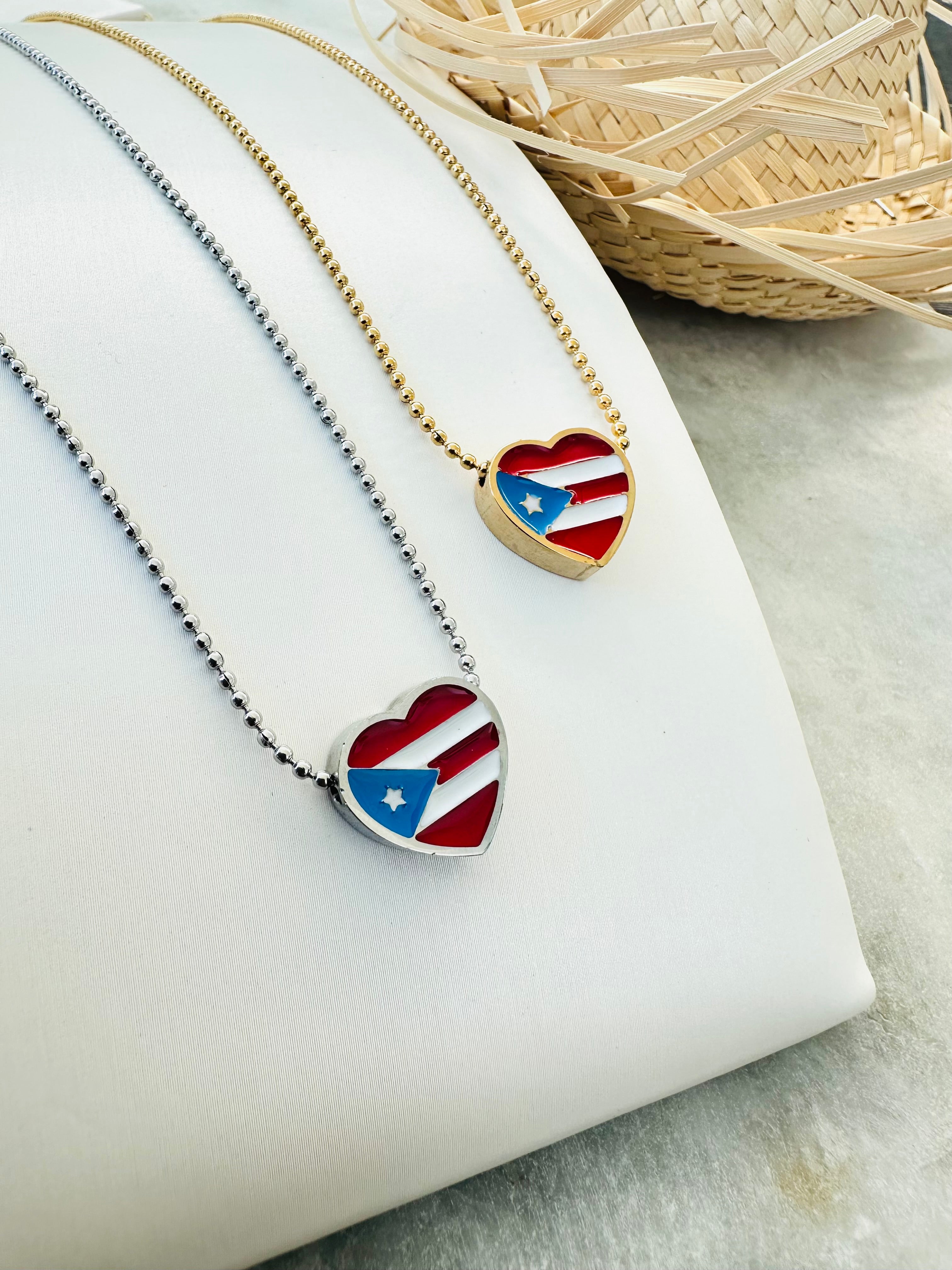 Flag in heart