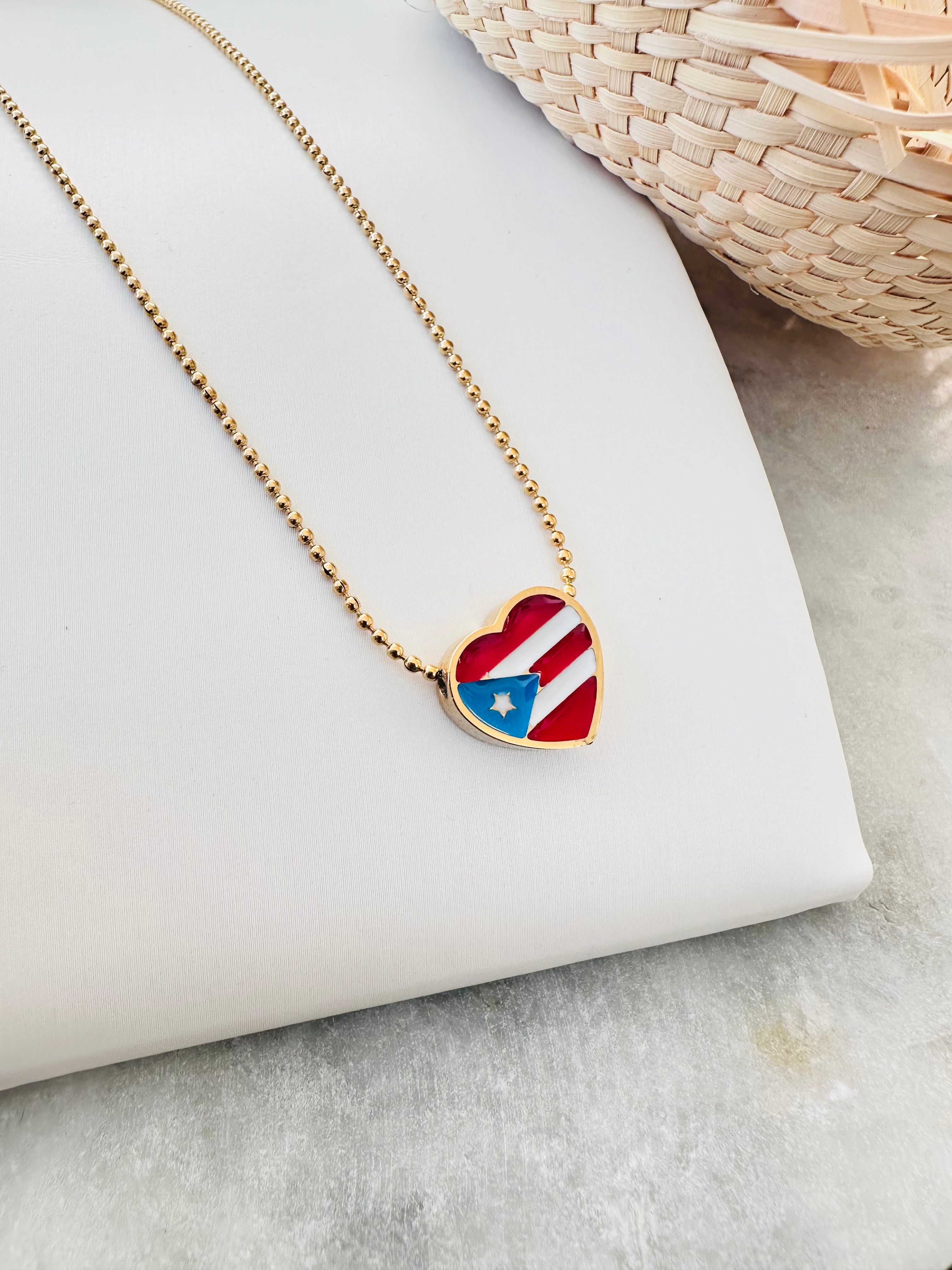 Flag in heart